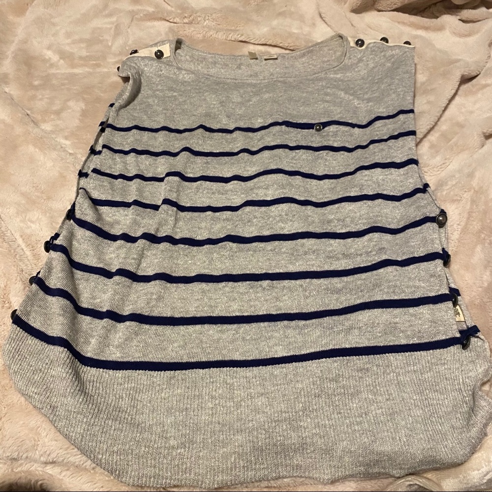 Anthropologie Moth knit striped top